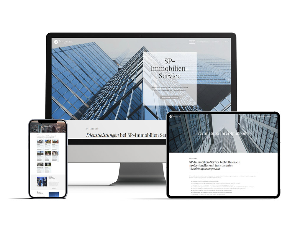 Corporate Design und Webdesign für Immobilienmakler​ - Makler Website