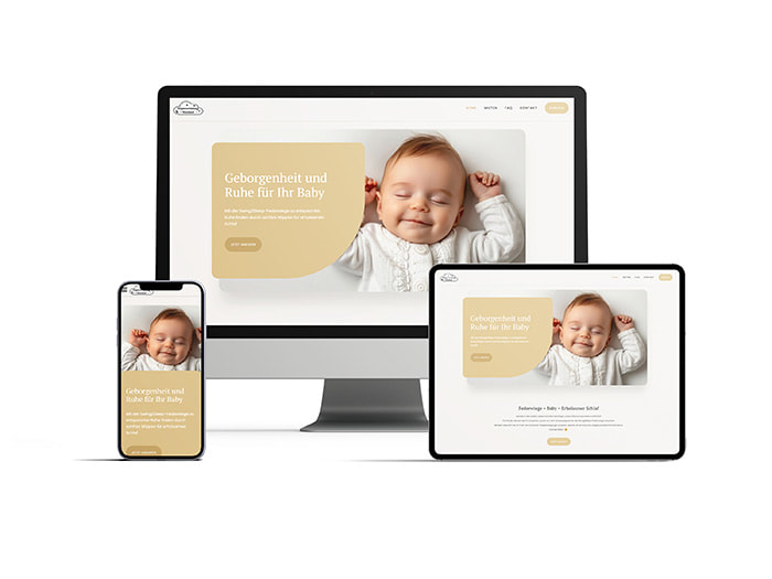 Website erstellen lassen - Babyzubehör