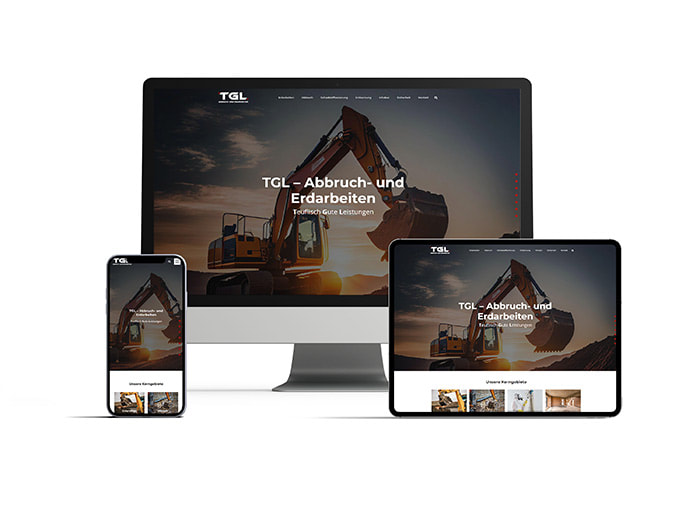 Website erstellen lassen - Webdesign für Bauunternehmen